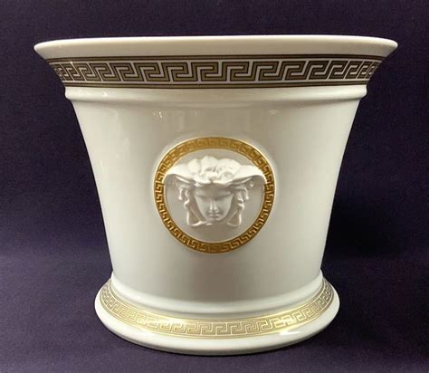 versace rosenthal medusa gorgona|Versace Medusa Rosenthal 14 inch Gorgona Octogonal Vase .